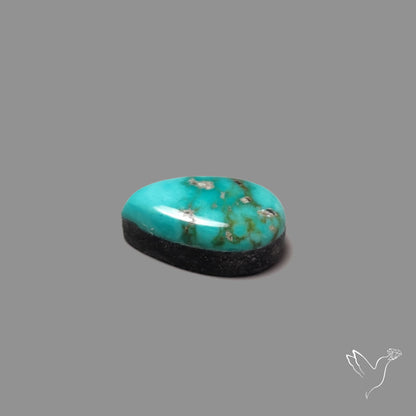 Sonoran Gold Turquoise Cabochon Rare Pattern (backed)