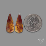 Bicolor Mookaite Pair