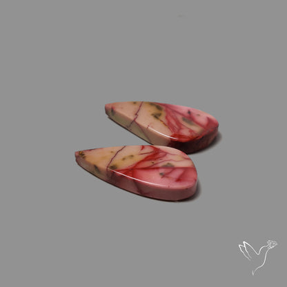 Bicolor Mookaite Pair