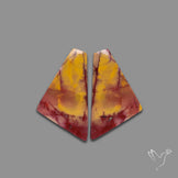 Bicolor Mookaite Pair