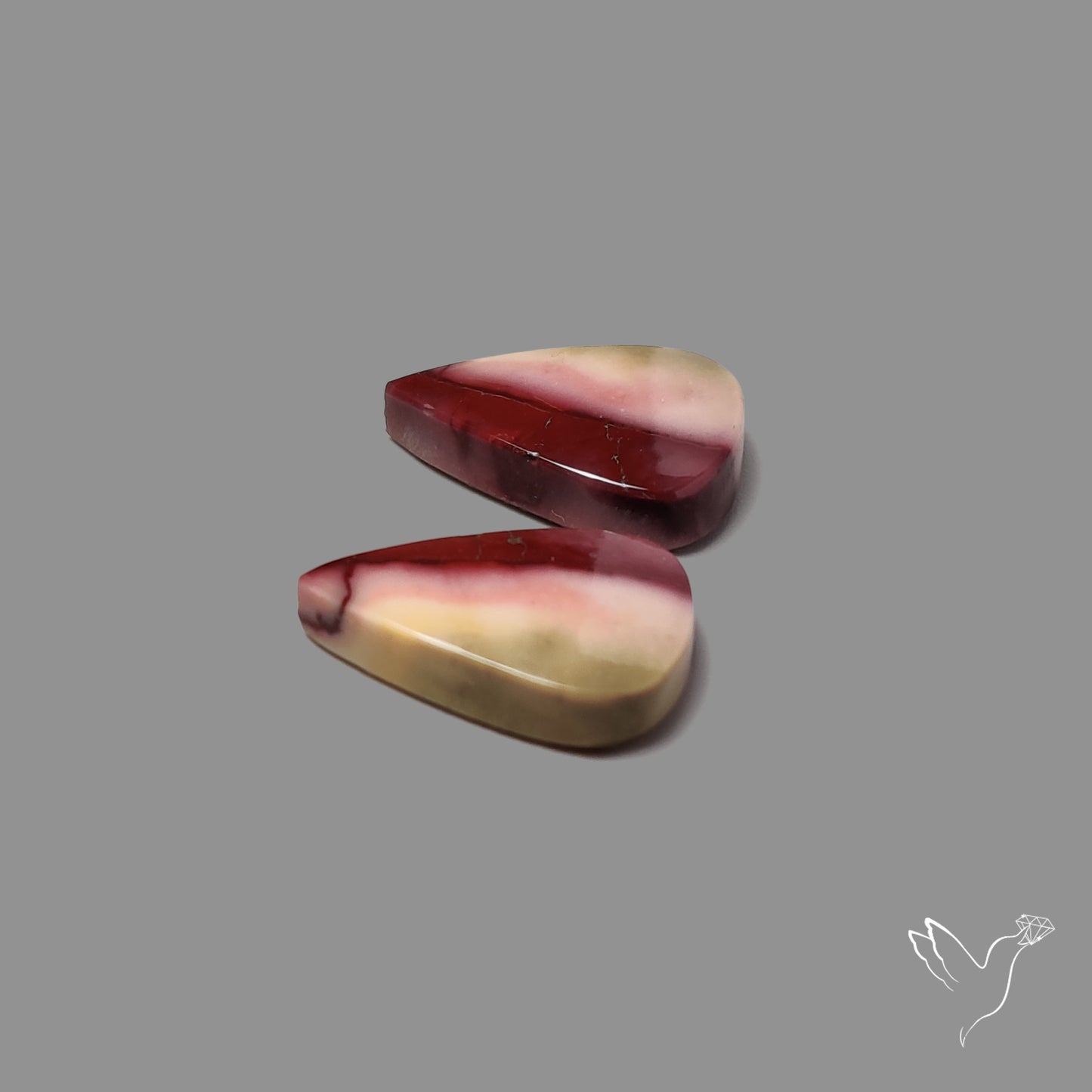 Bicolor Mookaite Pair