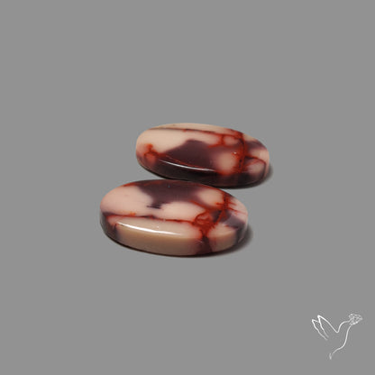 Bicolor Mookaite Pair