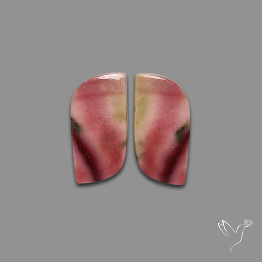 Bicolor Mookaite Pair