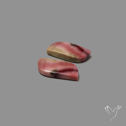 Bicolor Mookaite Pair