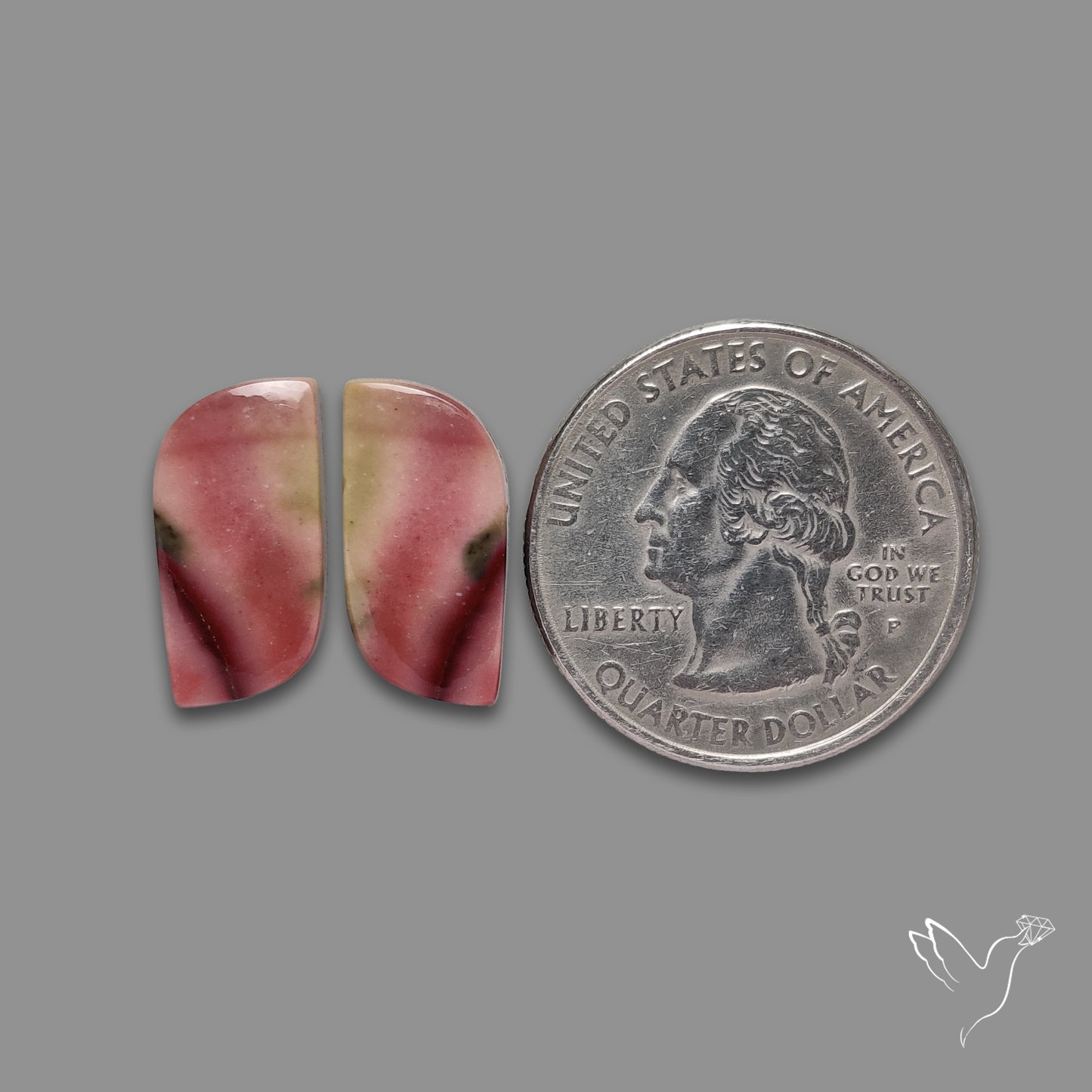 Bicolor Mookaite Pair