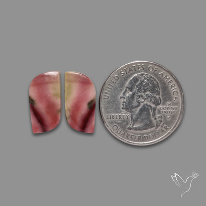 Bicolor Mookaite Pair