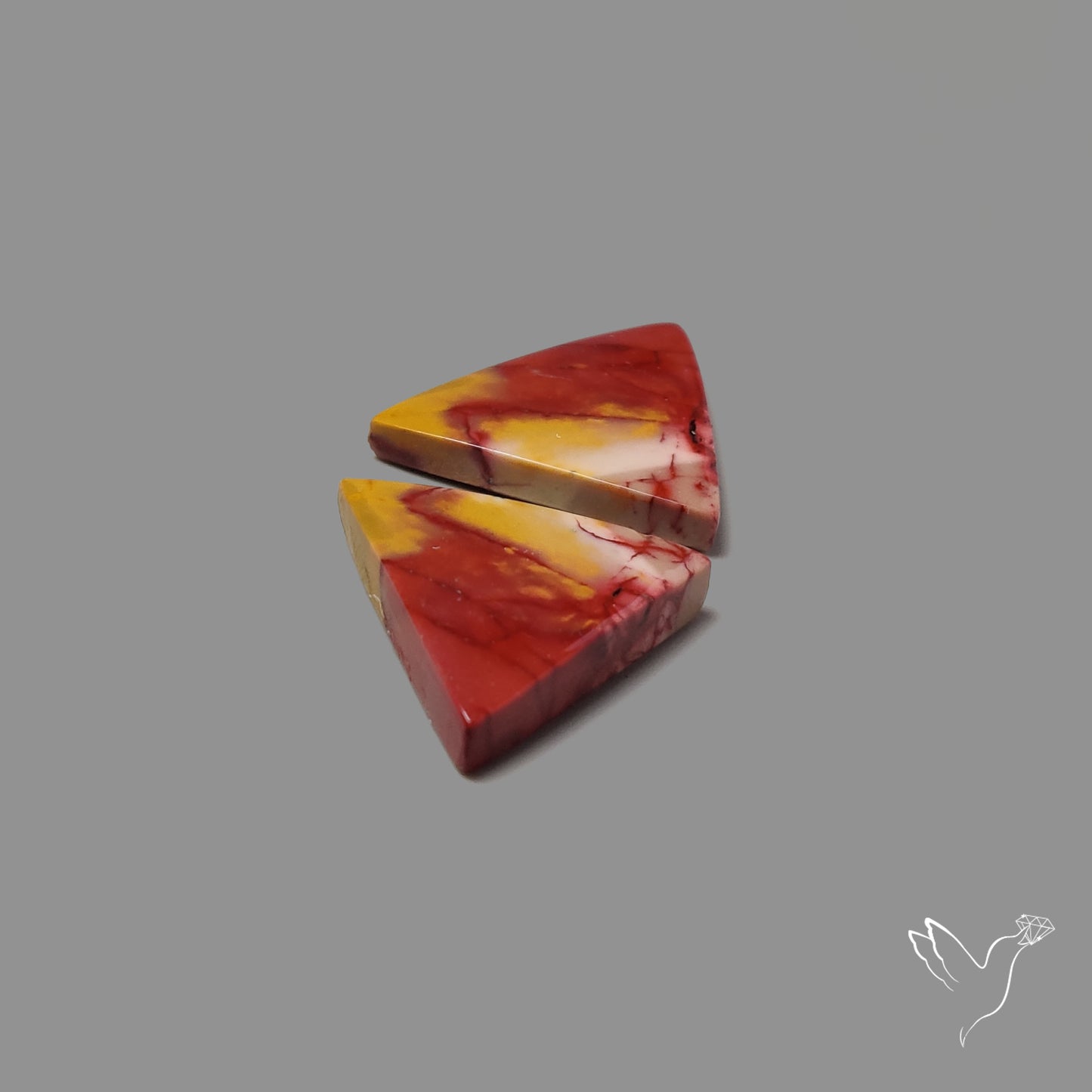 Bicolor Mookaite Pair