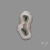 Solar Quartz with Moss Slice Raw Edges Freeform