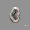 Solar Quartz with Moss Slice Raw Edges Freeform