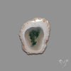 Solar Quartz with Moss Slice Raw Edges Freeform
