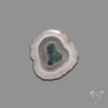 Solar Quartz with Moss Slice Raw Edges Freeform