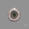 Solar Quartz with Moss Slice Raw Edges Freeform