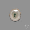 Solar Quartz with Moss Slice Raw Edges Freeform