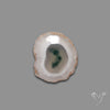 Solar Quartz with Moss Slice Raw Edges Freeform