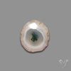 Solar Quartz with Moss Slice Raw Edges Freeform