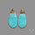Number 8 Mines Turquoise Pair