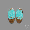 Number 8 Mines Turquoise Pair