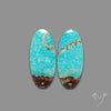 Number 8 Mines Turquoise Pair