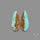 Number 8 Mines Turquoise Pair