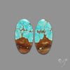 Number 8 Mines Turquoise Pair