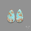 Number 8 Mines Turquoise Pair