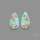 Number 8 Mines Turquoise Pair