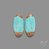 Number 8 Mines Turquoise Pair
