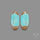 Number 8 Mines Turquoise Pair