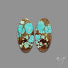 Number 8 Mines Turquoise Pair