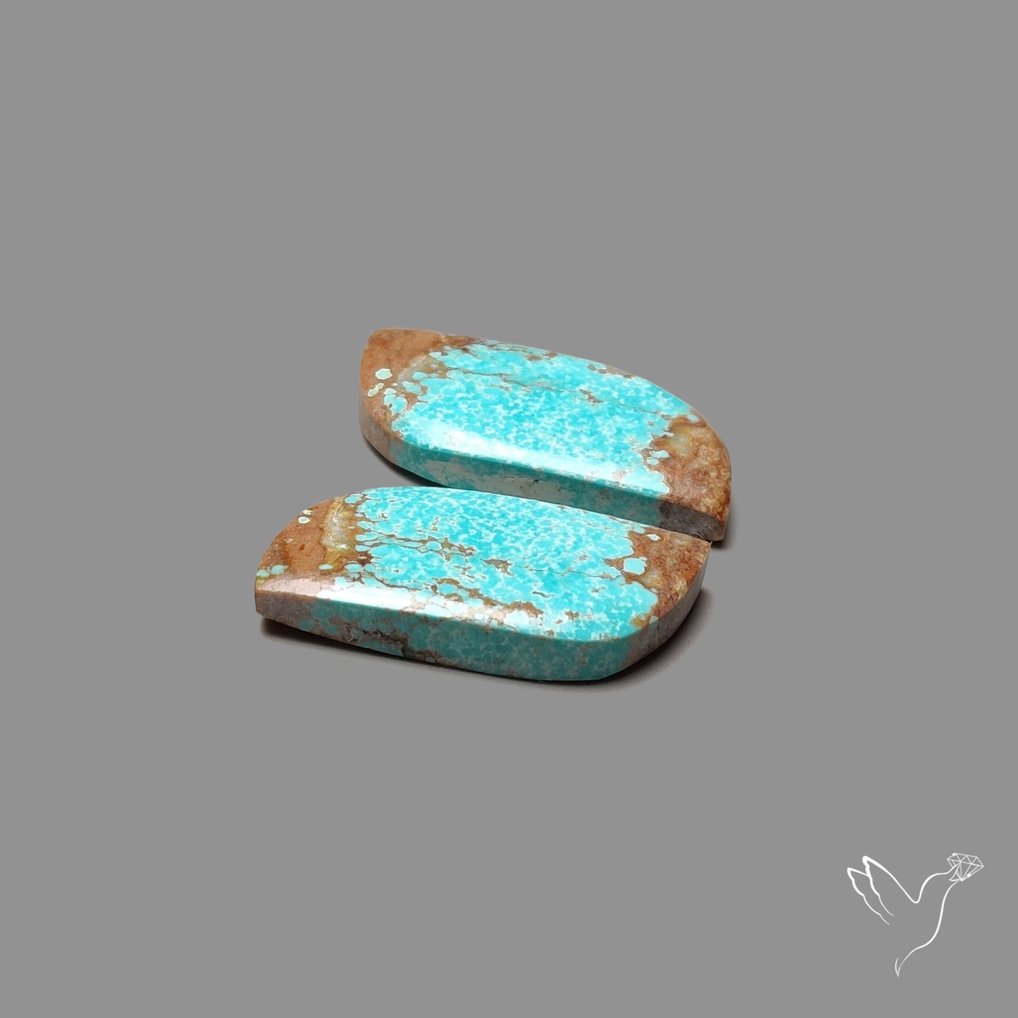 Number 8 Mines Turquoise Pair