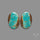 Number 8 Mines Turquoise Pair