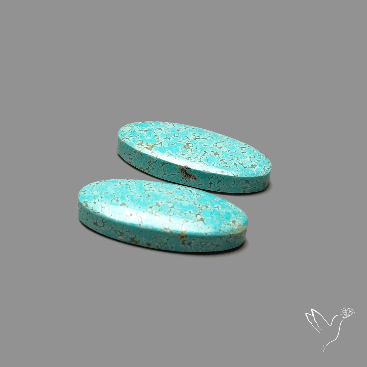 Number 8 Mines Turquoise Pair