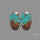 Number 8 Mines Turquoise Pair