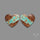 Number 8 Mines Turquoise Hearts Pair