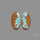 Number 8 Mines Turquoise Pair
