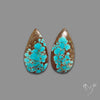 Number 8 Mines Turquoise Pair
