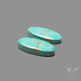 Number 8 Mines Turquoise Pair