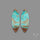 Number 8 Mines Turquoise Pair