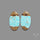 Number 8 Mines Turquoise Pair