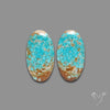 Number 8 Mines Turquoise Pair