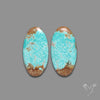 Number 8 Mines Turquoise Pair