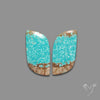 Number 8 Mines Turquoise Pair