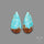 Number 8 Mines Turquoise Pair
