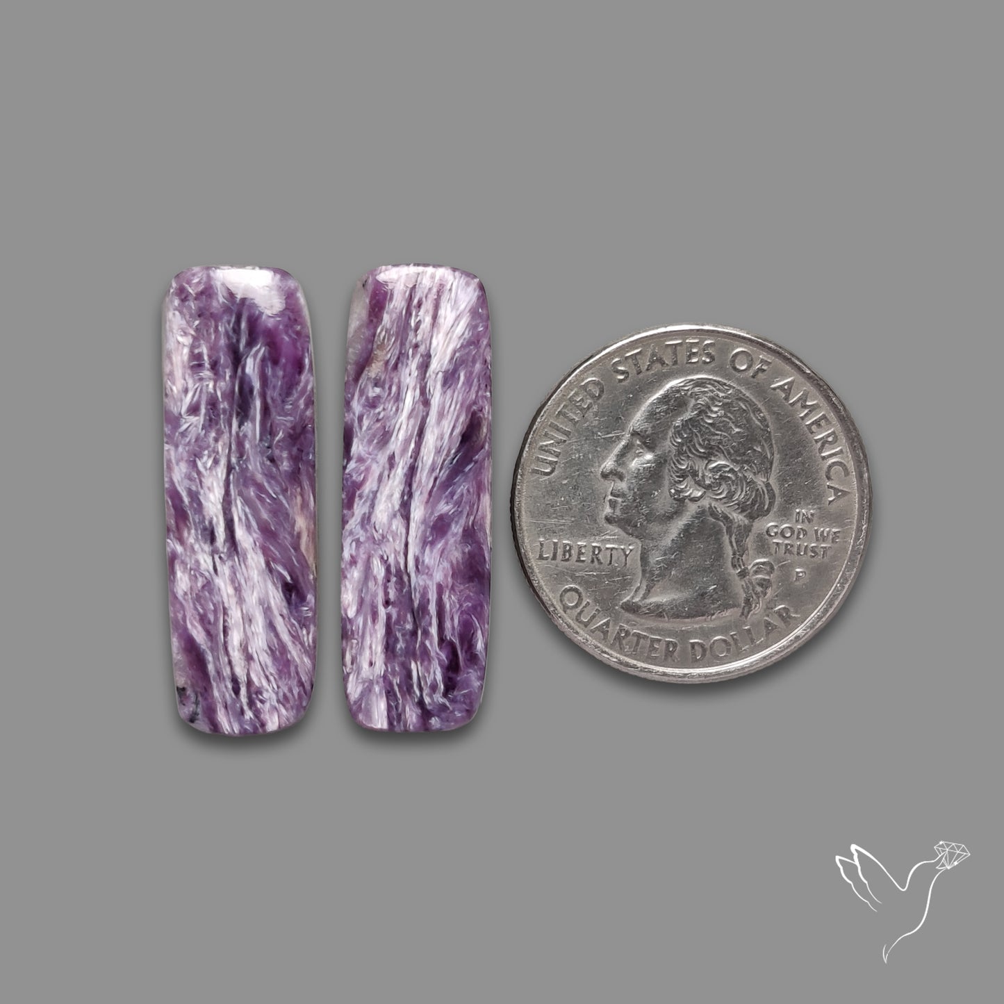 Charoite Pair