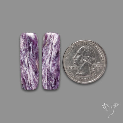 Charoite Pair