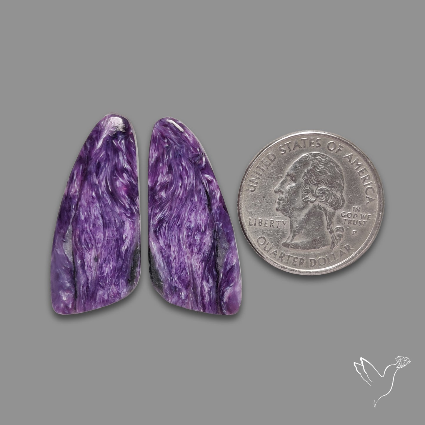 Charoite Pair