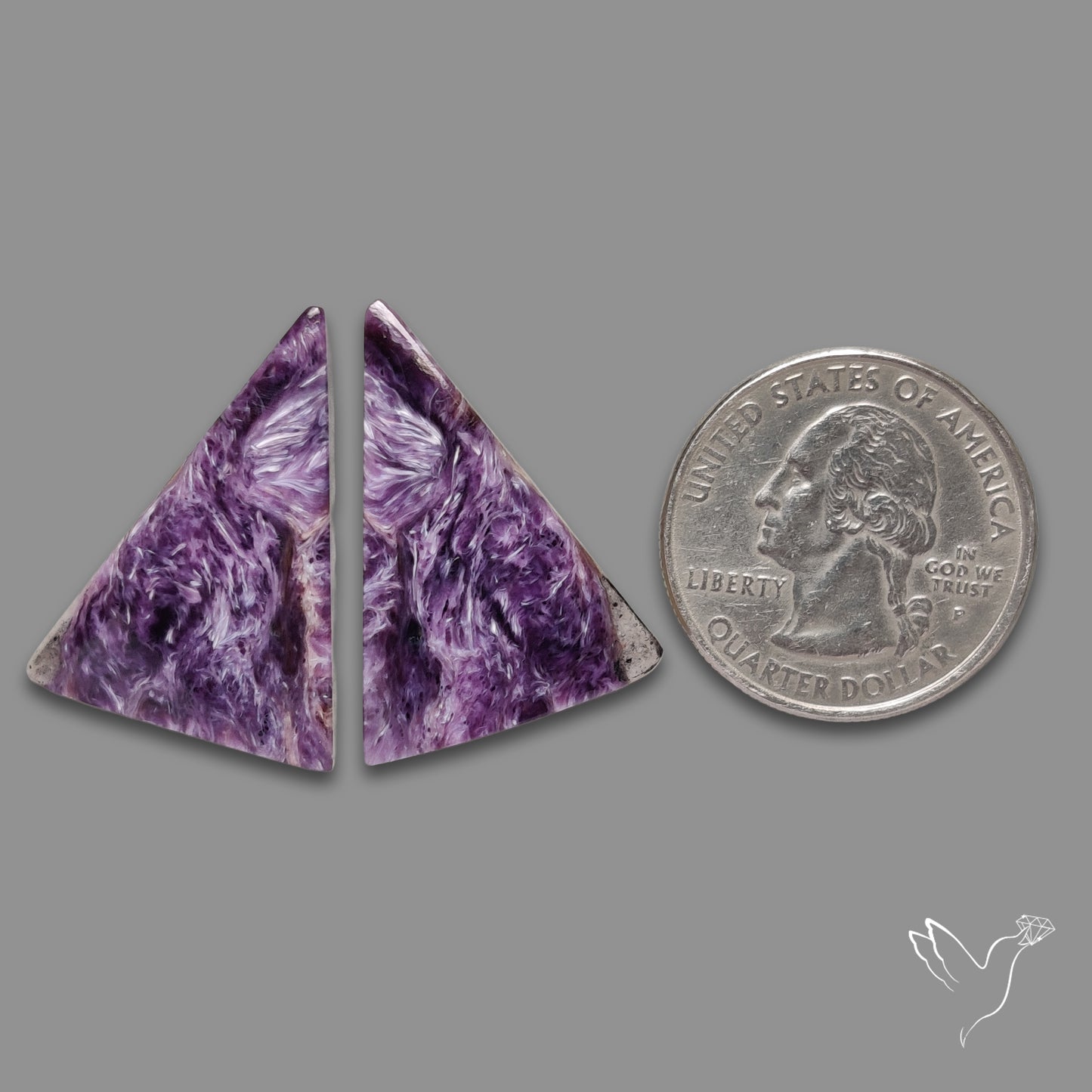 Charoite Pair