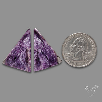 Charoite Pair