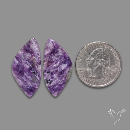 Charoite Pair