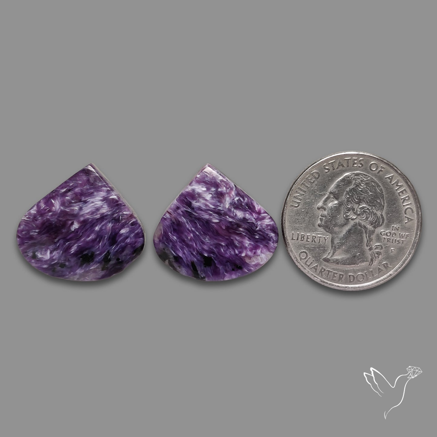 Charoite Pair